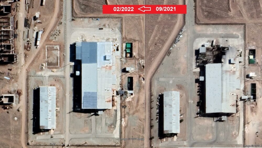 פרסום ראשון: צילומי לוויין חושפים פגיעה חוזרת בבסיס הטילים הסודי של משמרות המהפכה ממערב לטהראן